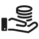 Icon Preisvorteil Symbol für Preisvorteile oder Ersparnis.