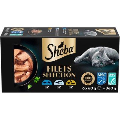 SHEBA Filets MP Schale 3 Variet. 6x60g SHEBA Filets MP Schale 3 Variet. 6x60g
