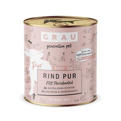 GRAU Hund Adult Rind Pur GRAU Hund Adult Rind Pur