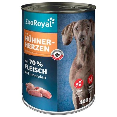 ZooRoyal Hunde-Nassfutter mit Hühnerherzen ZooRoyal Hunde-Nassfutter mit Hühnerherzen