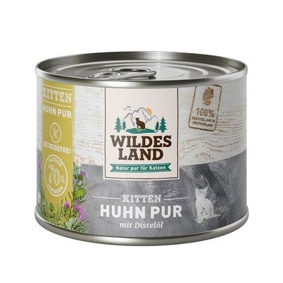 Wildes Land Kitten Huhn PUR mit Distelöl Wildes Land Kitten Huhn PUR mit Distelöl
