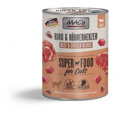 MAC's Cat Fleischmenü Rind und Hühnerherzen MAC's Cat Fleischmenü Rind und Hühnerherzen