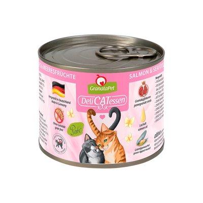 GranataPet Katze - Delicatessen Dose Lachs & Meeresfrüchte GranataPet Katze - Delicatessen Dose Lachs & Meeresfrüchte