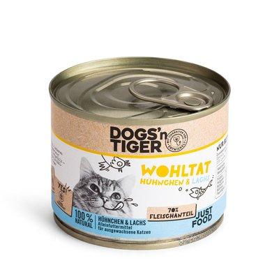 Dogs'n Tiger Wohltat Nassfutter Huhn & Lachs Dogs'n Tiger Wohltat Nassfutter Huhn & Lachs