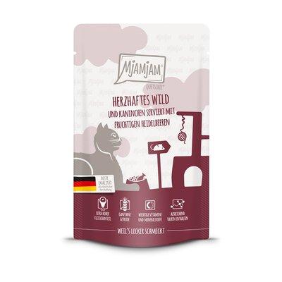 MjAMjAM Quetschie herzhaftes Wild und Kaninchen an fruchtigen Heidelbeeren MjAMjAM Quetschie herzhaftes Wild und Kaninchen an fruchtigen Heidelbeeren