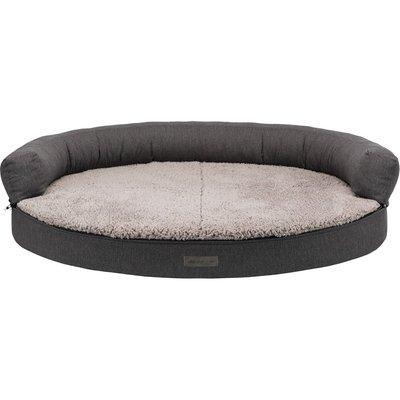 Vital Sofa Bendson, oval, 75 × 60 cm, dunkelgrau/hellgrau| Gebrauchtware Vital Sofa Bendson, oval, 75 × 60 cm, dunkelgrau/hellgrau| Gebrauchtware