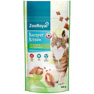 ZooRoyal Knusperkissen mit Huhn & Katzenminze ZooRoyal Knusperkissen mit Huhn & Katzenminze