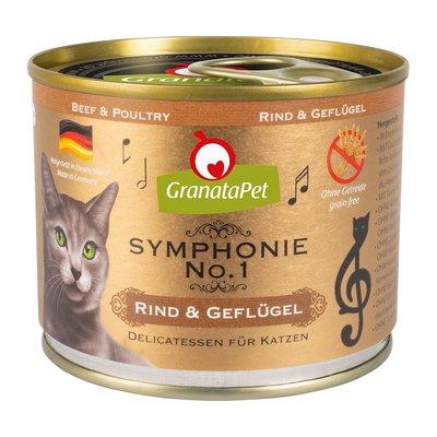 GranataPet Symphonie No. 1 Rind & Geflügel 6x200g GranataPet Symphonie No. 1 Rind & Geflügel 6x200g