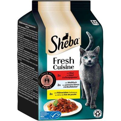Sheba Fresh Cuisine Taste of Paris Rind, Weißfisch & Huhn Sheba Fresh Cuisine Taste of Paris Rind, Weißfisch & Huhn