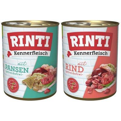 Rinti Kennerfleisch pur Mix Rind & Pansen 24x800g Rinti Kennerfleisch pur Mix Rind & Pansen 24x800g