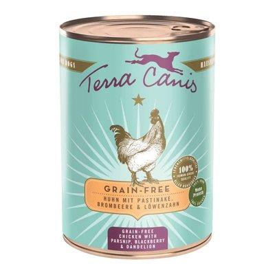 Terra Canis getreidefrei Huhn mit Pastinaken, Brombeeren und Löwenzahn Terra Canis getreidefrei Huhn mit Pastinaken, Brombeeren und Löwenzahn