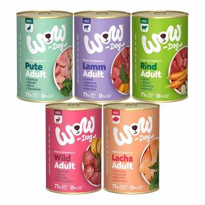 WOW Dog Mixpaket Adult 30x400g WOW Dog Mixpaket Adult 30x400g