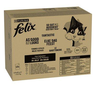 FELIX So gut wie es aussieht Geschmacksvielfalt Wasser 120x85 g FELIX So gut wie es aussieht Geschmacksvielfalt Wasser 120x85 g