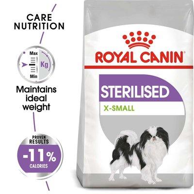 ROYAL CANIN STERILISED X-SMALL Trockenfutter für kastrierte sehr kleine Hunde ROYAL CANIN STERILISED X-SMALL Trockenfutter für kastrierte sehr kleine Hunde