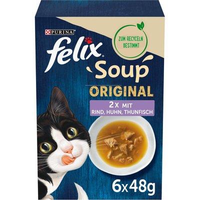 FELIX Soup Gemischte Vielfalt mit Rind, Huhn und Thunfisch FELIX Soup Gemischte Vielfalt mit Rind, Huhn und Thunfisch