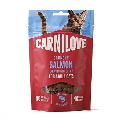 Carnilove Cat Crunchy Snack - Salmon + Catnip 50g Carnilove Cat Crunchy Snack - Salmon + Catnip 50g