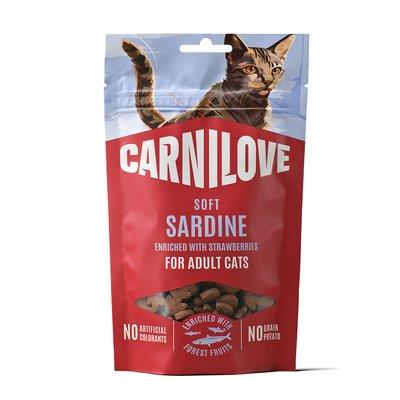 Carnilove Cat Soft Snack - Sardine with Strawberry 50g Carnilove Cat Soft Snack - Sardine with Strawberry 50g