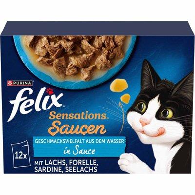 FELIX Sensations Saucen Geschmacksvielfalt aus dem Wasser 12x85g FELIX Sensations Saucen Geschmacksvielfalt aus dem Wasser 12x85g