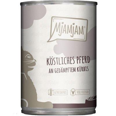 MjAMjAM köstliches Pferd an gedämpftem Kürbis MjAMjAM köstliches Pferd an gedämpftem Kürbis