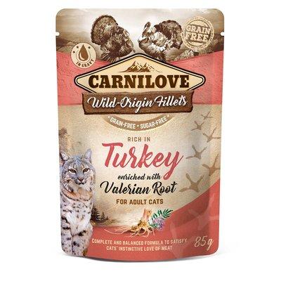 Carnilove Cat Pouch Ragout - Turkey enriched with Valerian Carnilove Cat Pouch Ragout - Turkey enriched with Valerian