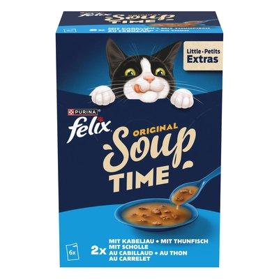 FELIX Soup Geschmacksvielfalt aus dem Wasser mit Kabeljau, Thunfisch und Scholle FELIX Soup Geschmacksvielfalt aus dem Wasser mit Kabeljau, Thunfisch und Scholle