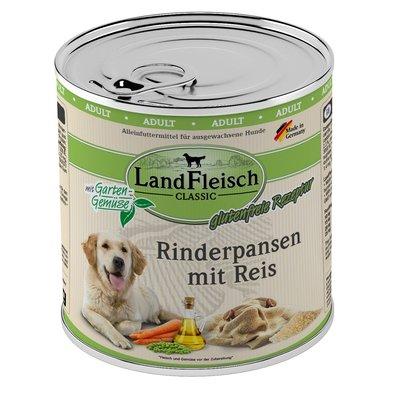 LandFleisch Dog Classic Rinderpansen mit Reis LandFleisch Dog Classic Rinderpansen mit Reis