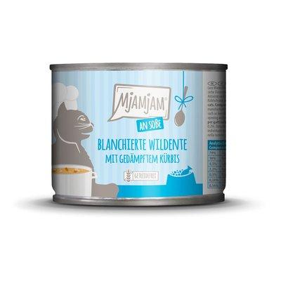 MjAMjAM blanchierte Wildente mit Kürbis an Soße MjAMjAM blanchierte Wildente mit Kürbis an Soße