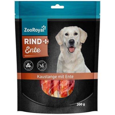 ZooRoyal Rind+ Kaustange mit Ente 200g ZooRoyal Rind+ Kaustange mit Ente 200g