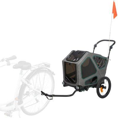 Trixie Fahrrad-Anhänger Grau/Salbei Trixie Fahrrad-Anhänger Grau/Salbei