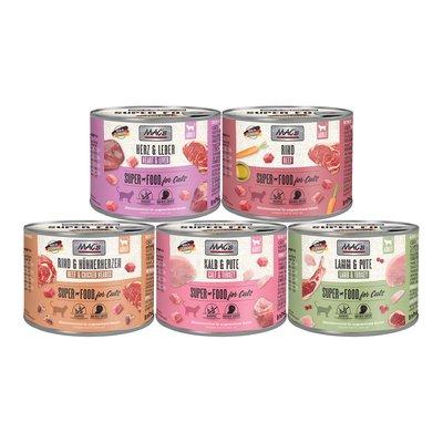 MAC's Cat Fleischmenü 60x200g Mixpaket 1 MAC's Cat Fleischmenü 60x200g Mixpaket 1