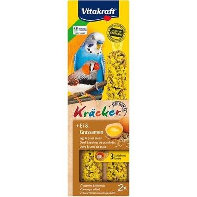 Vitakraft Kräcker mit Ei und Grassamen für Sittiche Vitakraft Kräcker mit Ei und Grassamen für Sittiche