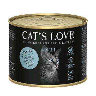 Cat's Love Nassfutter Fisch Pur mit Distelöl und Petersilie Cat's Love Nassfutter Fisch Pur mit Distelöl und Petersilie