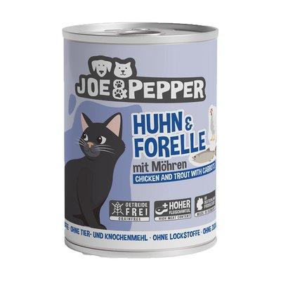 Joe & Pepper Cat Huhn & Forelle mit Möhren Joe & Pepper Cat Huhn & Forelle mit Möhren