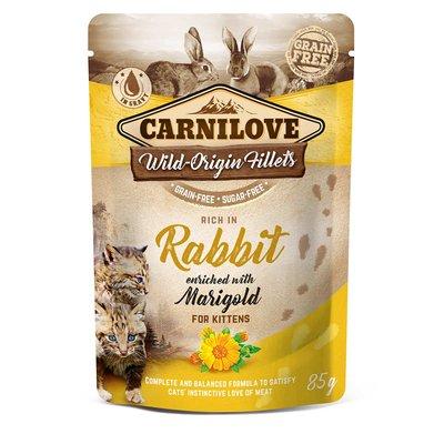 Carnilove Cat Pouch Ragout - Rabbit enriched with Marigold for Kittens Carnilove Cat Pouch Ragout - Rabbit enriched with Marigold for Kittens