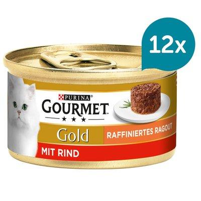 GOURMET Gold Raffiniertes Ragout mit Rind GOURMET Gold Raffiniertes Ragout mit Rind