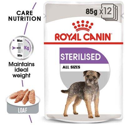 ROYAL CANIN STERILISED Nassfutter für kastrierte Hunde 12x85g ROYAL CANIN STERILISED Nassfutter für kastrierte Hunde 12x85g