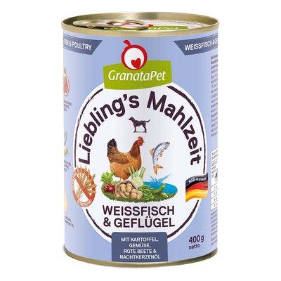 GranataPet Liebling’s Mahlzeit Weißfisch und Geflügel GranataPet Liebling’s Mahlzeit Weißfisch und Geflügel