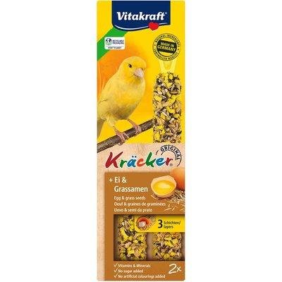 Vitakraft Kräcker mit Ei und Grassamen Kanarien Vitakraft Kräcker mit Ei und Grassamen Kanarien