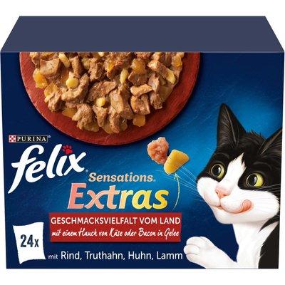 FELIX Sensations Extras in Gelee Geschmacksvielfalt vom Land 24x85g FELIX Sensations Extras in Gelee Geschmacksvielfalt vom Land 24x85g