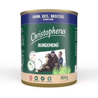 Christopherus Hundemenü Senior mit Huhn, Reis und Broccoli Christopherus Hundemenü Senior mit Huhn, Reis und Broccoli