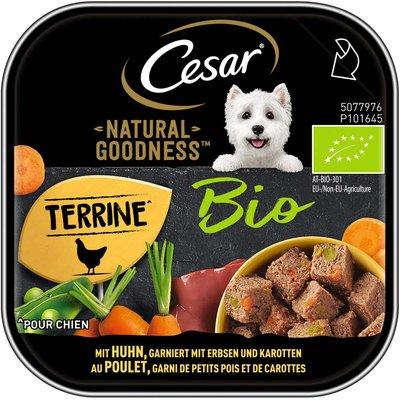 Cesar Natural Goodness Bio mit Huhn, Erbsen & Karotten Cesar Natural Goodness Bio mit Huhn, Erbsen & Karotten