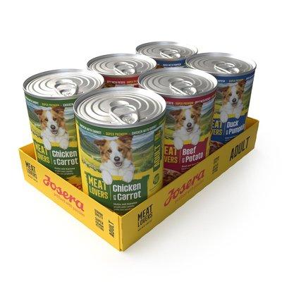 Josera Meat Lovers Adult Menu Multipack 6x400 g Josera Meat Lovers Adult Menu Multipack 6x400 g