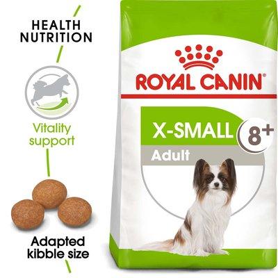 ROYAL CANIN X-SMALL Adult 8+ Trockenfutter für ältere sehr kleine Hunde ROYAL CANIN X-SMALL Adult 8+ Trockenfutter für ältere sehr kleine Hunde