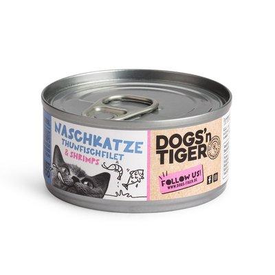 Dogs'n Tiger Naschkatze Nassfutter Thunfischfilet & Shrimps Dogs'n Tiger Naschkatze Nassfutter Thunfischfilet & Shrimps