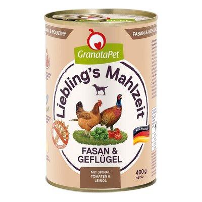 GranataPet Liebling's Mahlzeit Fasan und Geflügel GranataPet Liebling's Mahlzeit Fasan und Geflügel