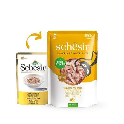 Schesir Cat Complete Thunfisch mit Huhn in Jelly Schesir Cat Complete Thunfisch mit Huhn in Jelly