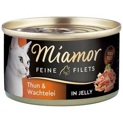 Miamor Feine Filets in Jelly Thunfisch und Wachtelei 100g Miamor Feine Filets in Jelly Thunfisch und Wachtelei 100g