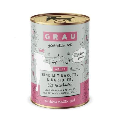 GRAU Rind mit Karotte & Kartoffel GRAU Rind mit Karotte & Kartoffel