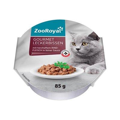 ZooRoyal Gourmet Leckerbissen mit herzhaftem Rindfleisch in feiner Sauce ZooRoyal Gourmet Leckerbissen mit herzhaftem Rindfleisch in feiner Sauce