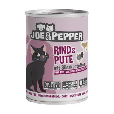 Joe & Pepper Cat Rind & Pute mit Süßkartoffeln Joe & Pepper Cat Rind & Pute mit Süßkartoffeln